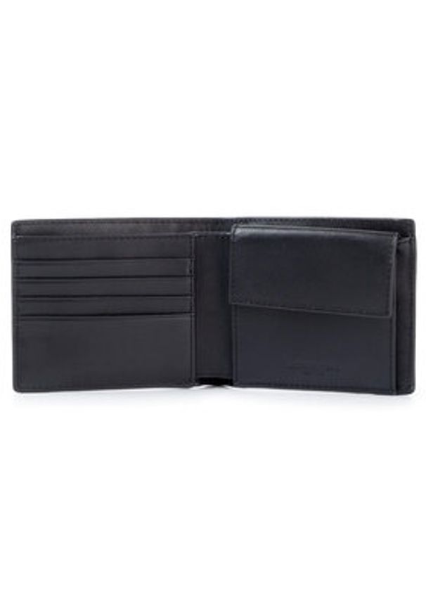 Michael Kors Portfel Greyson 39F9LGYF3B Czarny. Kolor: czarny. Materiał: skóra