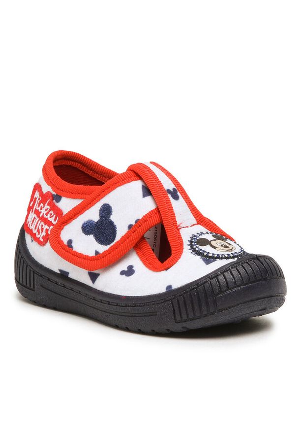 Kapcie Mickey&Friends. Kolor: biały
