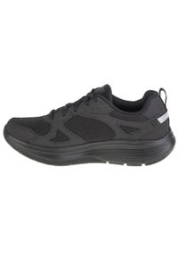 skechers - Buty sportowe Sneakersy męskie, Skechers Go Walk Workout Walker. Kolor: czarny. Sport: turystyka piesza