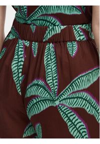 LOLA CASADEMUNT Spodnie materiałowe LS2614055 Brązowy Relaxed Fit. Kolor: brązowy. Materiał: wiskoza #3