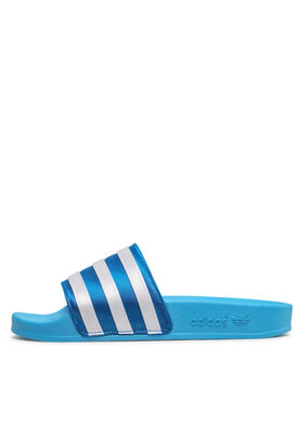 Adidas - adidas Klapki adilette W GX8639 Niebieski. Kolor: niebieski. Materiał: materiał