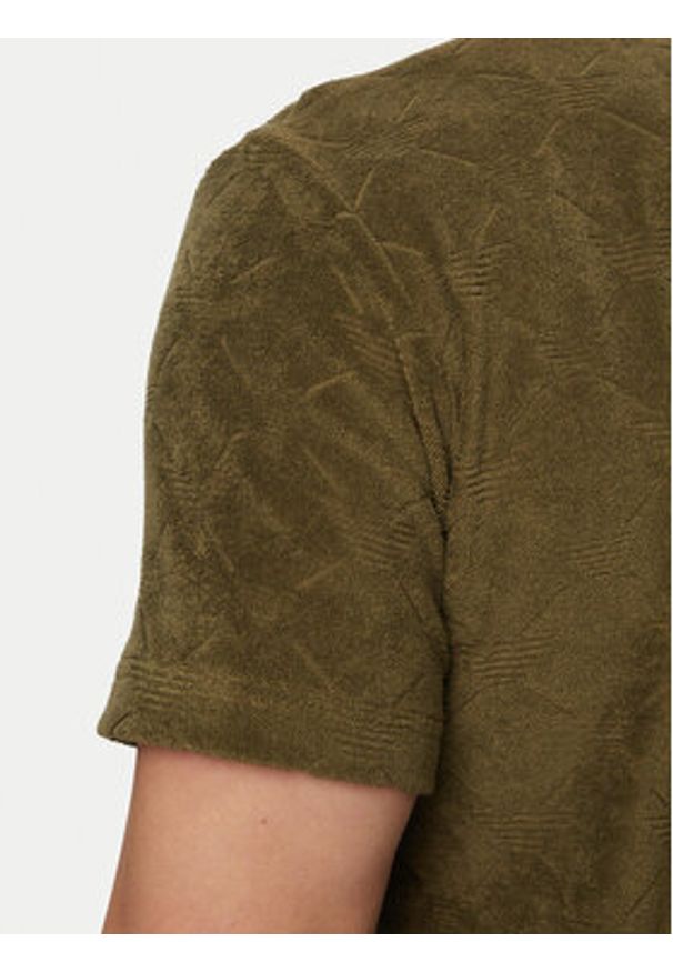 Emporio Armani T-Shirt EM000692 AF20449 F7014 Zielony Regular Fit. Kolor: zielony. Materiał: bawełna