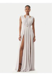 Elisabetta Franchi Sukienka wieczorowa AB-R21-52E2 Fioletowy Regular Fit. Kolor: fioletowy. Materiał: wiskoza. Styl: wizytowy #1