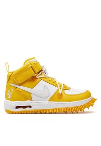Nike Sneakersy Air Force 1 Mid Sp Lthr DR0500 101 Żółty. Kolor: żółty. Materiał: skóra. Model: Nike Air Force #1