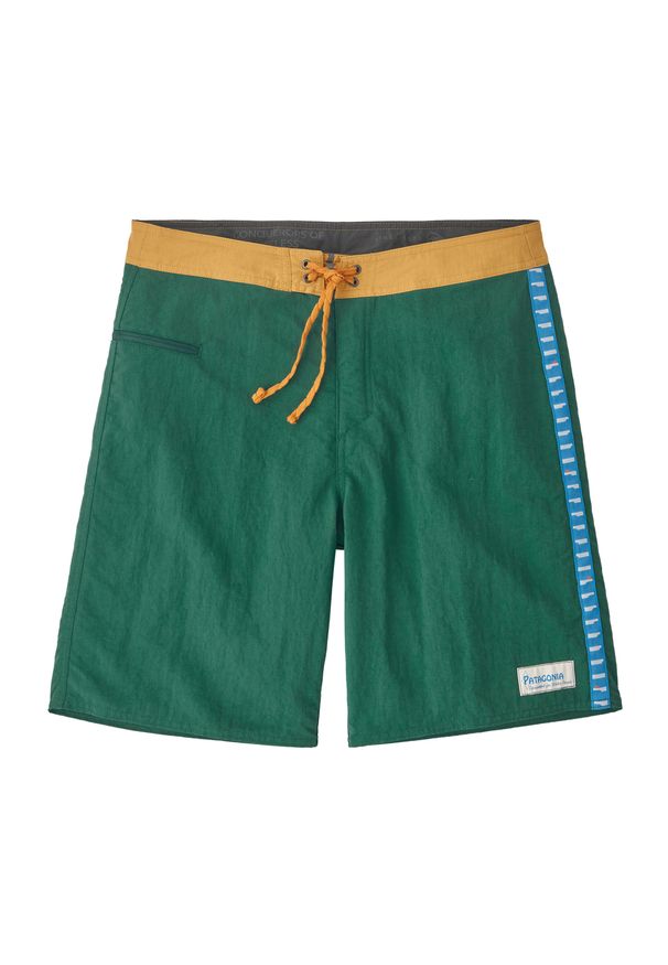 Szorty kąpielowe męskie Patagonia Wavefarer Boardshorts. Kolor: zielony