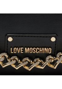 Love Moschino - LOVE MOSCHINO Saszetka nerka JC4123PP1ILN100A Czarny. Kolor: czarny. Materiał: skóra #2