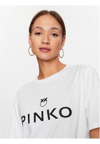 Pinko T-Shirt 101704 A12Y Biały Relaxed Fit. Kolor: biały. Materiał: bawełna #4