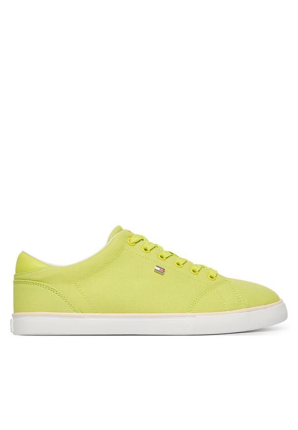 TOMMY HILFIGER - Tenisówki Tommy Hilfiger. Kolor: żółty