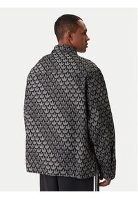 Adidas - adidas Koszula jeansowa Monogram KC6379 Szary Loose Fit. Kolor: szary. Materiał: bawełna #4