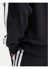 Adidas - adidas Bluza Essentials 3-Stripes JD1874 Czarny Regular Fit. Kolor: czarny. Materiał: bawełna #5