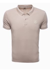 Ombre Clothing - Zestaw koszulek męskich polo z dzianiny pique 3-pak - mix V3 Z28 - XXL. Typ kołnierza: polo. Kolor: szary. Materiał: dzianina. Wzór: haft #2