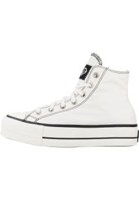 Tenisówki Converse Model Chuck Taylor All Star Lift Hi Kolor Biały. Kolor: biały. Materiał: tkanina