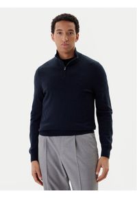 BOSS Sweter H-Hemarlo 50549984 Granatowy Regular Fit. Kolor: niebieski. Materiał: wełna #1