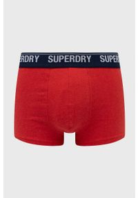 Superdry Bokserki (2-pack) męskie kolor bordowy. Kolor: czerwony. Materiał: bawełna #5