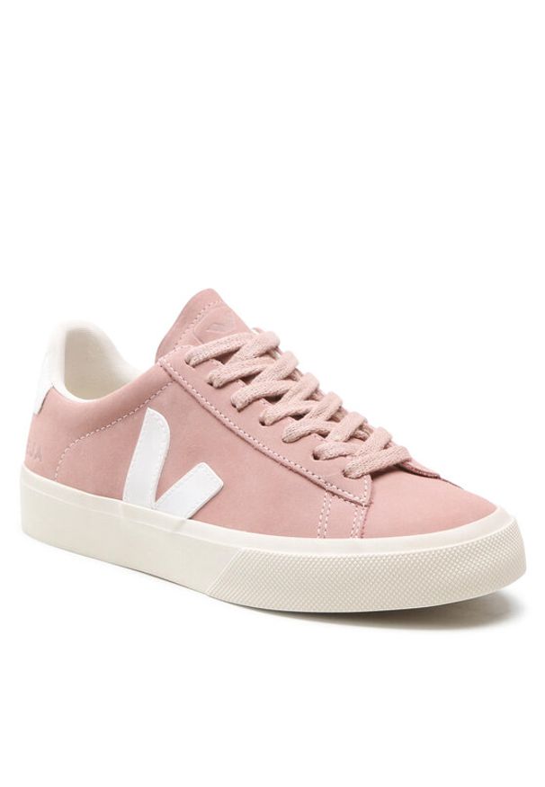 Veja Sneakersy Campo Nubuck CP132683A Różowy. Kolor: różowy. Materiał: skóra, nubuk