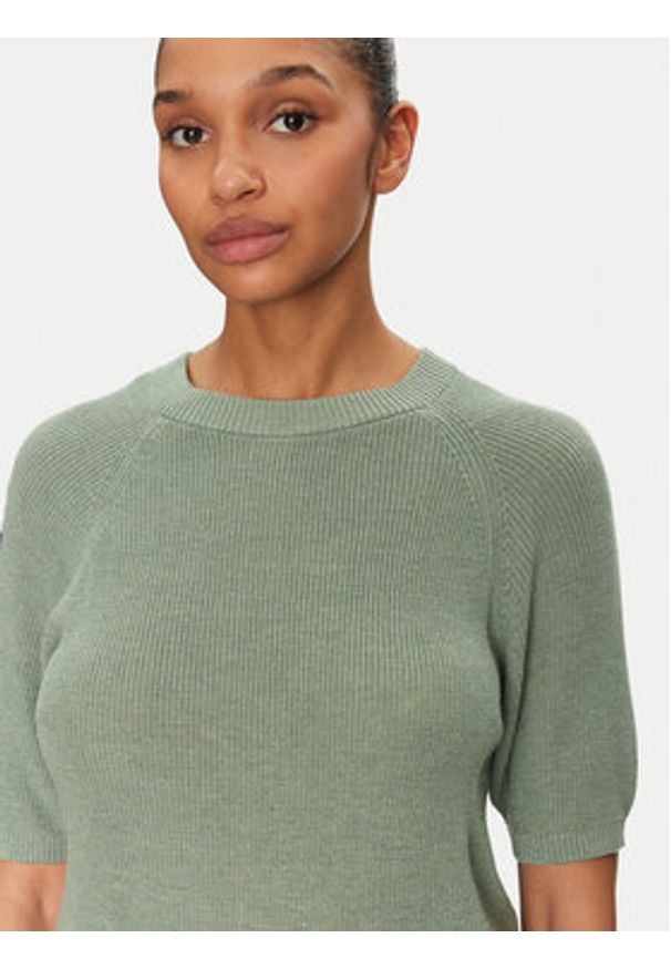 only - ONLY Sweter Lecia 15339541 Zielony Regular Fit. Kolor: zielony. Materiał: wiskoza