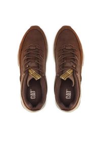 CATerpillar Sneakersy Transmit Shoes P725190 Brązowy. Kolor: brązowy. Materiał: nubuk, skóra #6