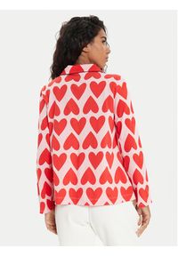 United Colors of Benetton - United Colors Of Benetton Koszulka piżamowa 3MR73M05V Czerwony Regular Fit. Kolor: czerwony. Materiał: bawełna #3