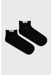 Calvin Klein Jeans Skarpetki (2-pack) męskie kolor czarny. Kolor: czarny. Materiał: bawełna