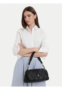 TOMMY HILFIGER - Tommy Hilfiger Torebka Th Feminine Shoulder Bag AW0AW18717 Czarny. Kolor: czarny. Materiał: skórzane #1