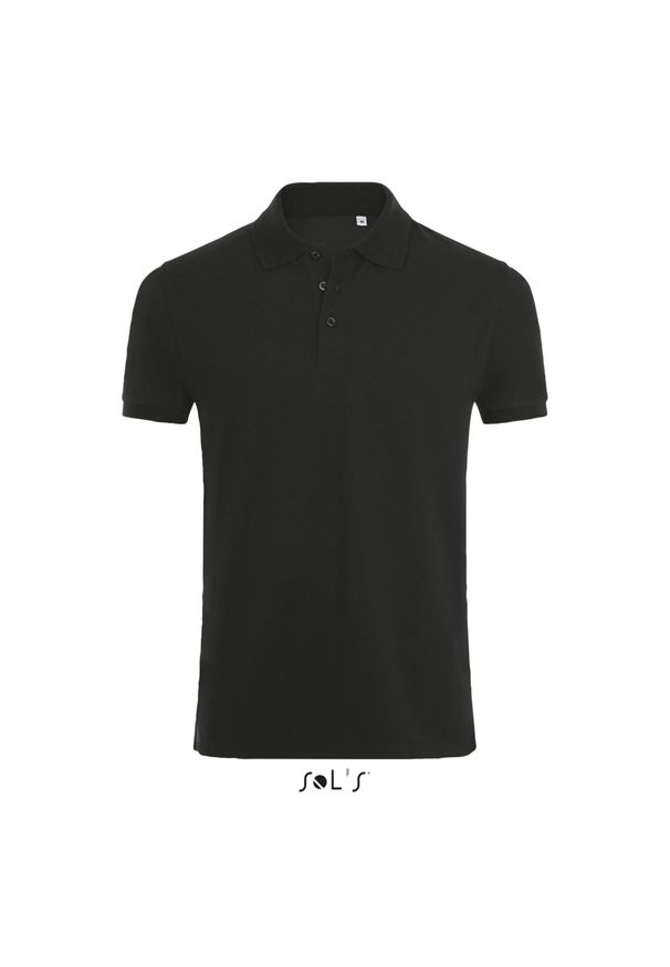 SOL'S - Polo Sol's Phoenix. Typ kołnierza: polo. Kolor: czarny