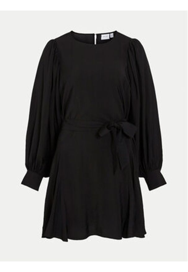 Vila Sukienka koktajlowa Guaca 14102571 Czarny Regular Fit. Kolor: czarny. Materiał: wiskoza. Styl: wizytowy