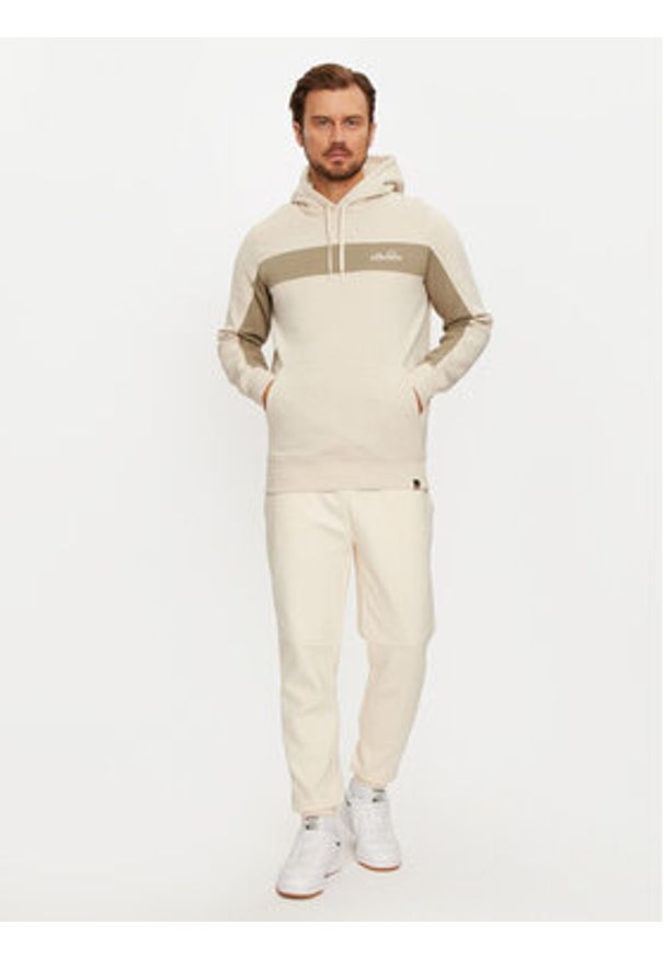 Ellesse Bluza Vierian SHX20953 Beżowy Regular Fit. Kolor: beżowy. Materiał: bawełna