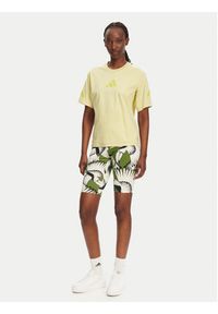 Adidas - adidas T-Shirt Z.N.E. JC5400 Żółty Regular Fit. Kolor: żółty. Materiał: bawełna #5
