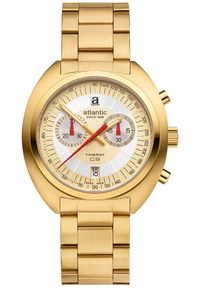 Atlantic - Zegarek Męski ATLANTIC Timeroy 70467.45.35. Materiał: materiał. Styl: klasyczny, elegancki
