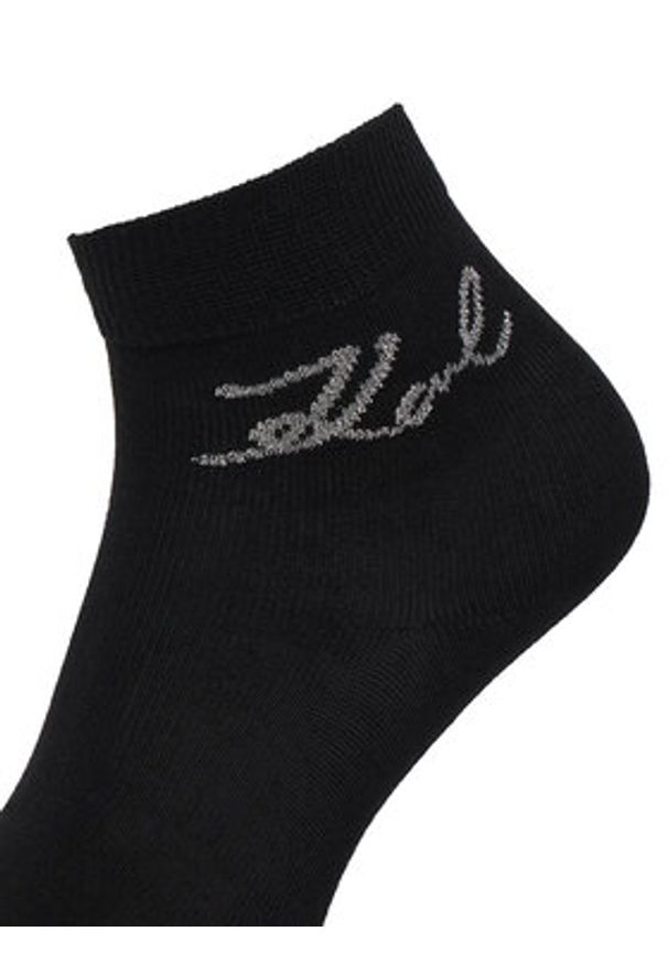 Karl Lagerfeld - KARL LAGERFELD Skarpety długie A4W47032 Czarny. Kolor: czarny. Materiał: bawełna