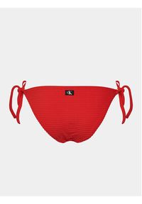Calvin Klein Swimwear Dół od bikini KW0KW02470 Czerwony. Kolor: czerwony. Materiał: syntetyk #5