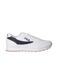 Buty do chodzenia męskie Fila Orbit Low. Zapięcie: sznurówki. Kolor: biały. Materiał: materiał, skóra, syntetyk. Szerokość cholewki: normalna. Sezon: lato. Sport: turystyka piesza