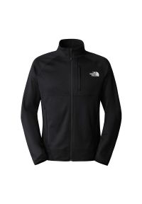 Kurtka The North Face Canyonlands 0A5G9VJK31 - czarna. Okazja: na co dzień. Kolor: czarny. Materiał: tkanina, elastan, polar, materiał, poliester. Styl: sportowy, casual