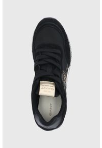 GANT - Gant buty Bevinda 24537672.G00 kolor czarny. Nosek buta: okrągły. Zapięcie: sznurówki. Kolor: czarny. Materiał: skóra, guma #4