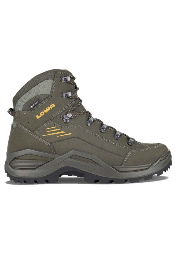Buty trekkingowe męskie Lowa Renegade Evo Mid Gtx. Zapięcie: sznurówki. Kolor: niebieski. Materiał: materiał, skóra, syntetyk. Szerokość cholewki: normalna