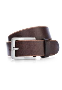 Pasek skórzany 120 CM brązowy PAOLO PERUZZI 05Z02120. Kolor: brązowy. Materiał: skóra. Styl: vintage, casual, klasyczny #1