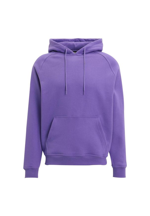 Urban Classics - Męska Bluza Z Kapturem. Typ kołnierza: kaptur. Kolor: fioletowy