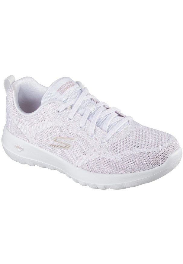 skechers - Adidasy Skechers Go Walk Joy, Kobiety. Kolor: fioletowy. Materiał: materiał. Sport: fitness