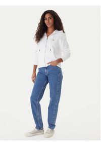 Guess Jeans Bluza W4YQ03 KC811 Biały Regular Fit. Kolor: biały. Materiał: bawełna #4