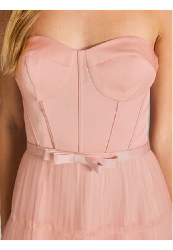 Hey Kyla Sukienka wieczorowa 5AJ009HK Różowy Regular Fit. Kolor: różowy. Materiał: syntetyk. Styl: wizytowy