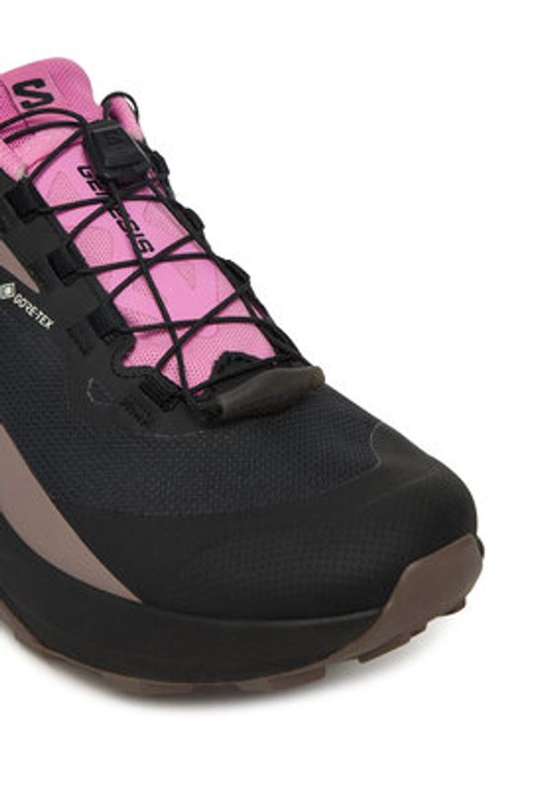salomon - Salomon Buty do biegania Genesis Gore-Tex L47862900 Czarny. Kolor: czarny. Materiał: materiał. Technologia: Gore-Tex