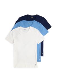 Polo Ralph Lauren Komplet 3 t-shirtów 714830304042 Kolorowy Slim Fit. Typ kołnierza: polo. Materiał: bawełna. Wzór: kolorowy