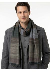 Lekki Szalik Wiosenno-Jesienny - Teer - Jesienna Kolorystyka. Okazja: na spacer. Materiał: poliester. Wzór: prążki, paski. Sezon: wiosna, jesień. Styl: elegancki #4