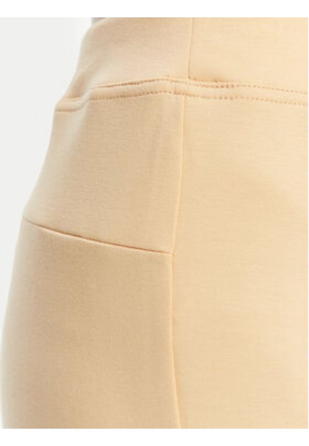 K-Way Spodnie dresowe Jenny K2123NW Beżowy Regular Fit. Kolor: beżowy. Materiał: syntetyk