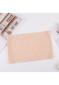 Intica - Biustonosz opaska elastyczny do codziennych stylizacji Himadri. Kolor: beżowy. Materiał: materiał