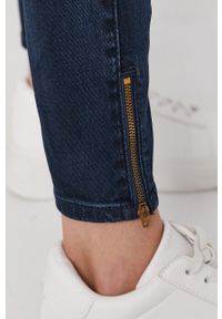 Lee jeansy Scarlett High Zip Dark Lea damskie high waist. Stan: podwyższony. Kolor: niebieski #3
