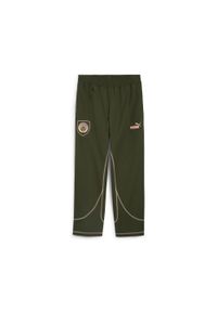 Puma - Męskie spodnie dresowe ftblSTATEMENT Manchester City PUMA. Kolor: różowy. Materiał: dresówka. Sport: piłka nożna
