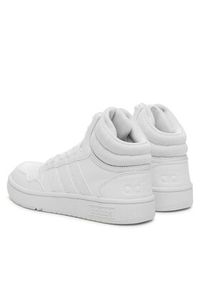 Adidas - adidas Sneakersy Hoops 3.0 GW5457 Biały. Kolor: biały. Materiał: materiał #3