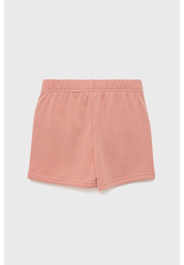 Kids Only szorty dziecięce kolor różowy gładkie. Okazja: na co dzień. Kolor: różowy. Materiał: dzianina, bawełna. Wzór: gładki. Styl: casual