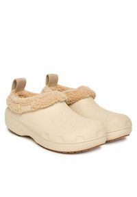 Crocs Klapki Classic Lined Shorty 211380 Écru. Kolor: kremowy #2